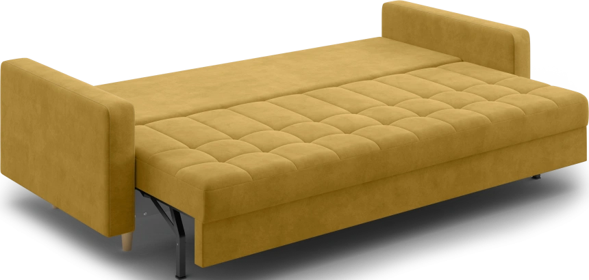 Диван прямой Campo, модель 044, Ultra Mustard (горчичный)