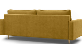 Диван прямой Campo, модель 044, Ultra Mustard (горчичный)