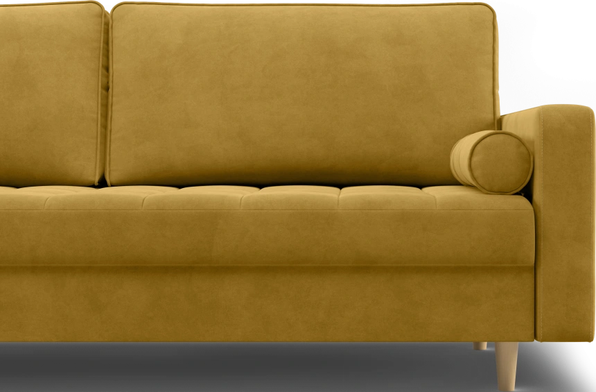 Диван прямой Campo, модель 044, Ultra Mustard (горчичный)