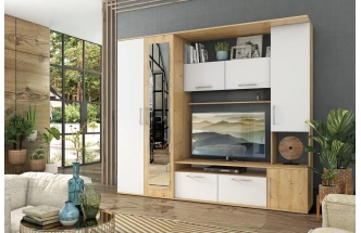 Стенка Алегро, Дуб дикий / Белый