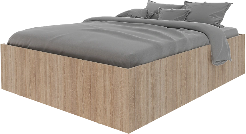 Спальный гарнитур Илга, набор мебели 3, дуб сонома / белый 