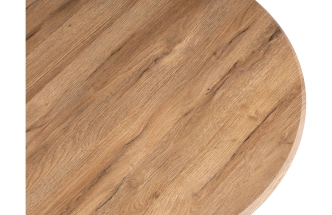 Кухонный стол Тулип, 90x73, МДФ, дуб вотан, каркас белый