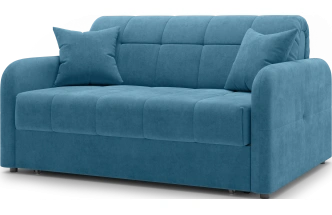 Диван прямой Гаспар 140, модель 045, Hope 10 (голубой)