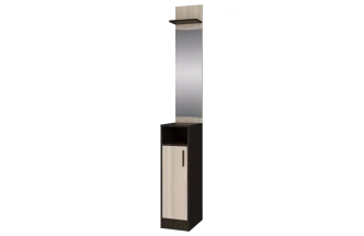 Тумба с зеркалом Лофт-5, Венге/Ясень шимо светлый