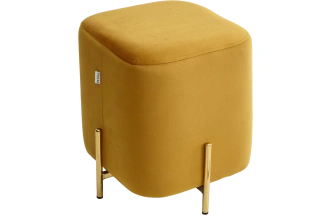 Пуф Ares, Bluvel-68 yellow / gold