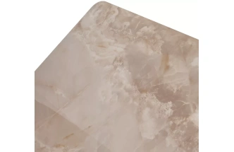 Обеденный раздвижной стол Eder 160, Gloss Amber Jade Solid Ceramic, Орех