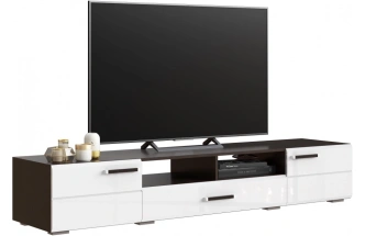 ТВ-тумба Иоги 2.0, венге / белый глянец