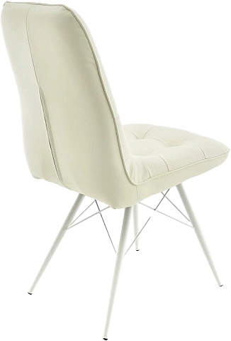 Стул Бордо, мягкий, батлер 08, экокожа, каркас паук белый 