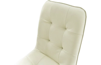 Стул Бордо, мягкий, батлер 08, экокожа, каркас паук белый