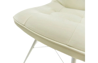 Стул Бордо, мягкий, батлер 08, экокожа, каркас паук белый