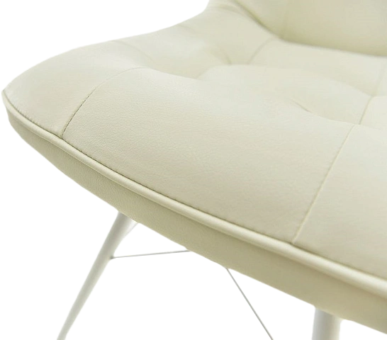 Стул Бордо, мягкий, батлер 08, экокожа, каркас паук белый 