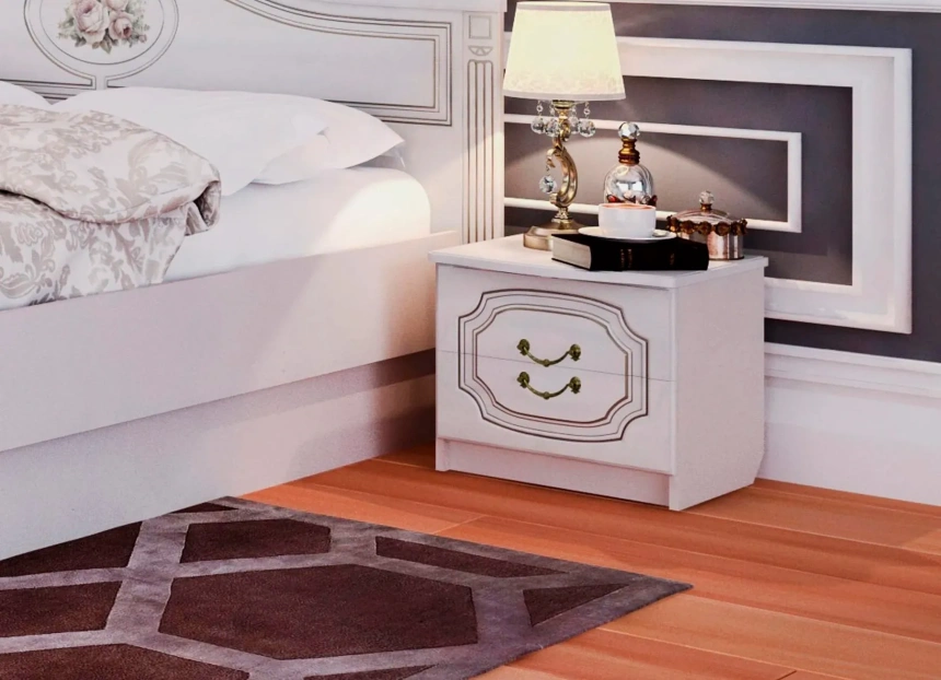 Спальный гарнитур Верона, композиция #2, кофе 10 / капучино