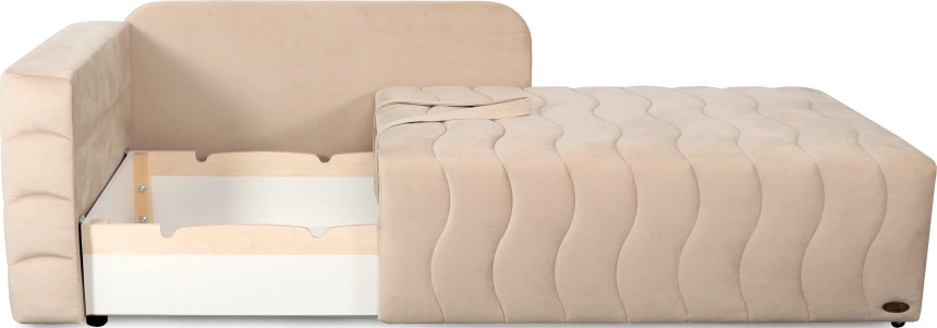 Диван-кровать Орион, левый, мора бежевый