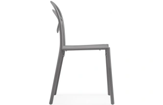Стул Simple, пластиковый, серый