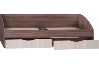 Кровать Классика, шимо темный / шимо светлый