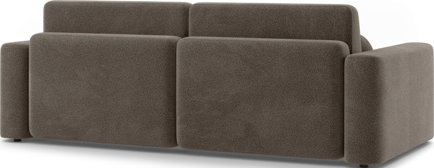 ​Диван прямой Дарио, модель 144, LANA 30 (коричневый)