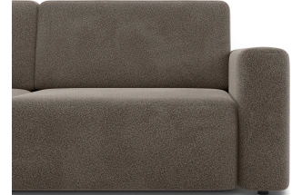 ​Диван прямой Дарио, модель 144, LANA 30 (коричневый)