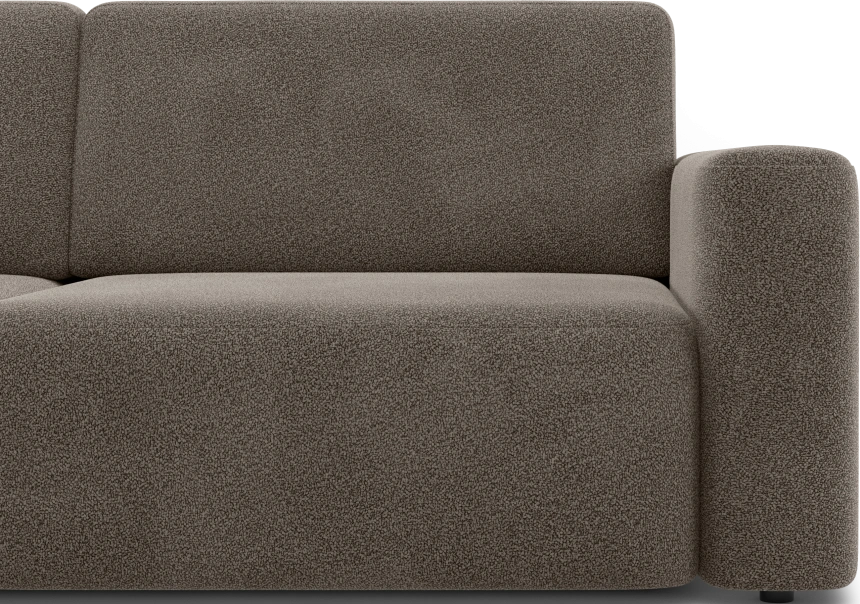 ​Диван прямой Дарио, модель 144, LANA 30 (коричневый)