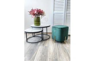 Пуф Ares, Bluvel-78 green / gold