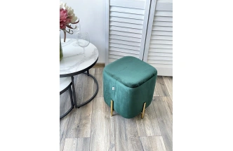 Пуф Ares, Bluvel-78 green / gold