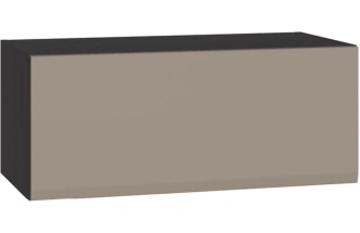 Шкаф навесной Сейдиль 16.314.01, антрацит / веллюто капучино