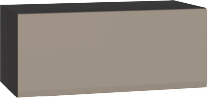 Шкаф навесной Сейдиль 16.314.01, антрацит / веллюто капучино