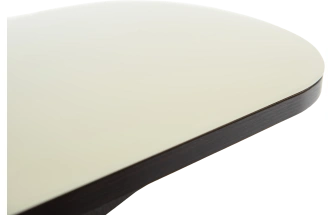 Кухонный стол Корсика, молочный, стекло, каркас венге