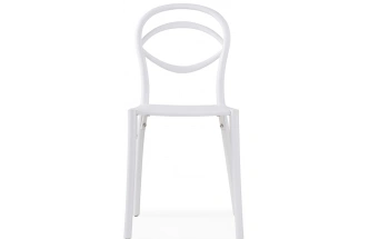 Стул Simple, пластиковый, белый