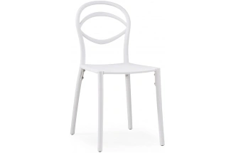 Стул Simple, пластиковый, белый