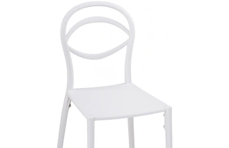 Стул Simple, пластиковый, белый