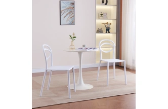 Стул Simple, пластиковый, белый