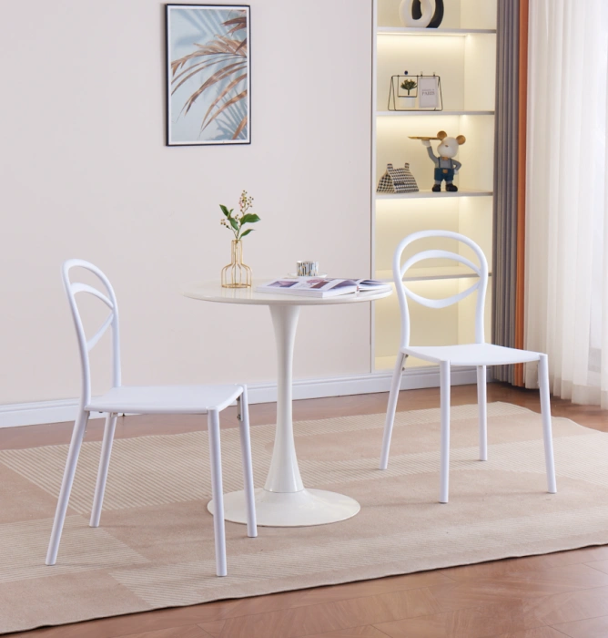 Стул Simple, пластиковый, белый