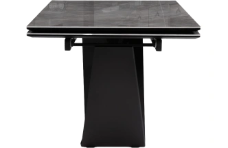 Кухонный обеденный раздвижной Бор, 180(240), керамика, baolai, каркас черный