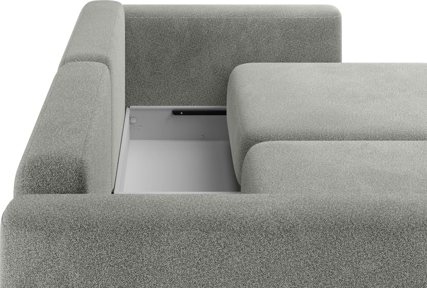 ​Диван прямой Дарио, модель 144, LANA 82 (серый)