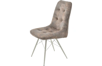 Стул Бордо, мягкий, Loft 01, велюр, каркас паук белый