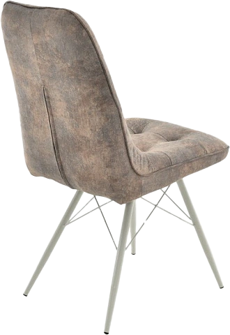 Стул Бордо, мягкий, Loft 01, велюр, каркас паук белый 