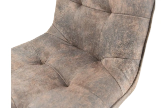 Стул Бордо, мягкий, Loft 01, велюр, каркас паук белый