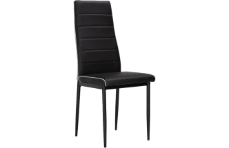 Стул DC2-001, на металлокаркасе, black / white