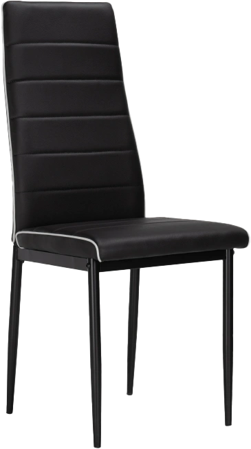 Стул DC2-001, на металлокаркасе, black / white