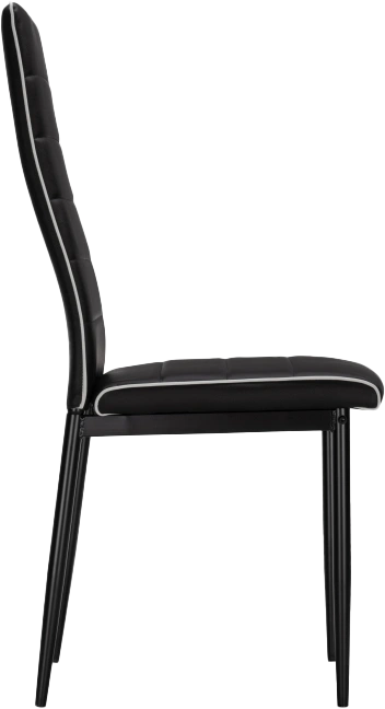 Стул DC2-001, на металлокаркасе, black / white