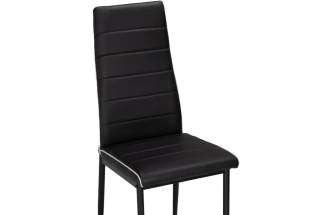 Стул DC2-001, на металлокаркасе, black / white