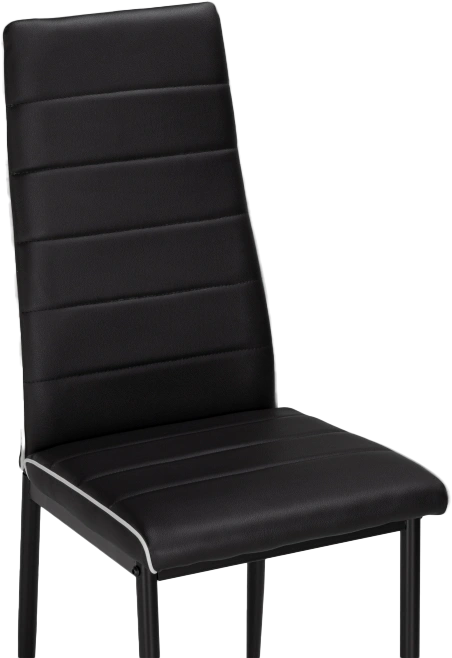 Стул DC2-001, на металлокаркасе, black / white