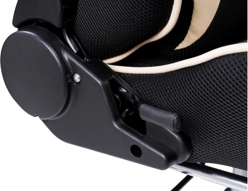 Офисное кресло Kano 1, с подставкой для ног, cream / black