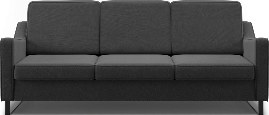 Диван прямой Даллас, модель 050, Inari 100 black (черный)