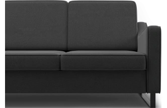 Диван прямой Даллас, модель 050, Inari 100 black (черный)