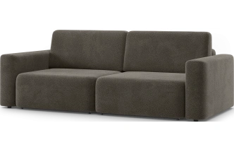 ​Диван прямой Дарио, модель 144, LANA 35 (шоколадный)