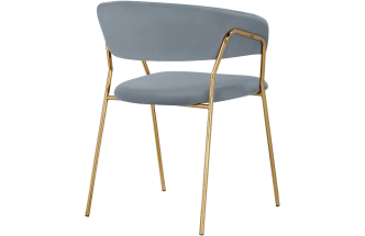 Стул Kamelia 1, gray / gold