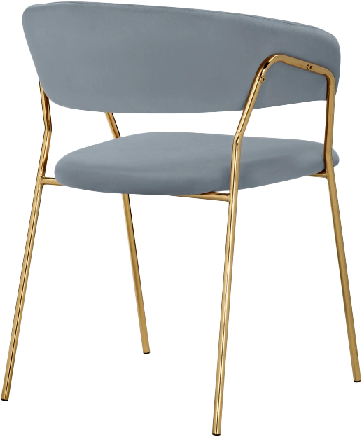 Стул Kamelia 1, gray / gold