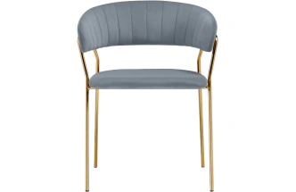 Стул Kamelia 1, gray / gold