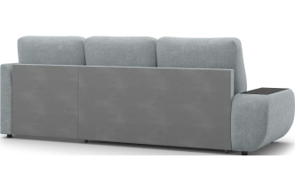 Диван угловой Консул, модель 074, правый, Danco 995 (темно-серый)